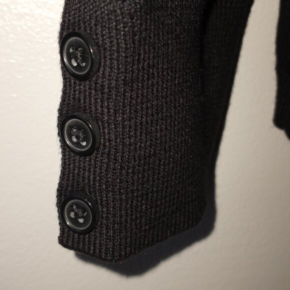 'TALBOTS' Petite Solid Black Turtleneck Sweater Size MP NWOT - Picture 4 of 11